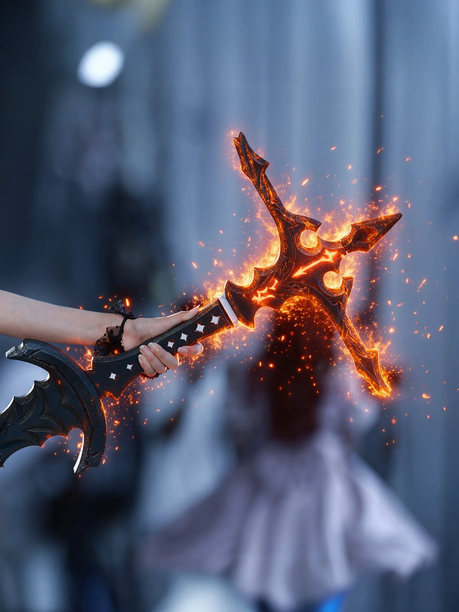 武器特效-火焰 修图后