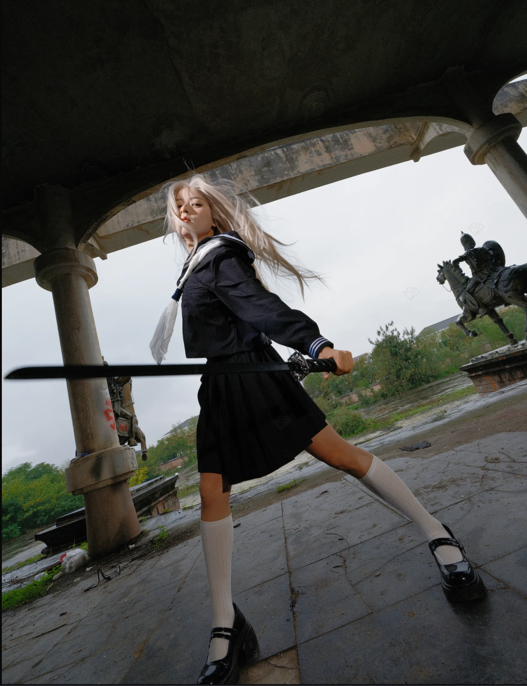 一键扩图+超级融合 修图前