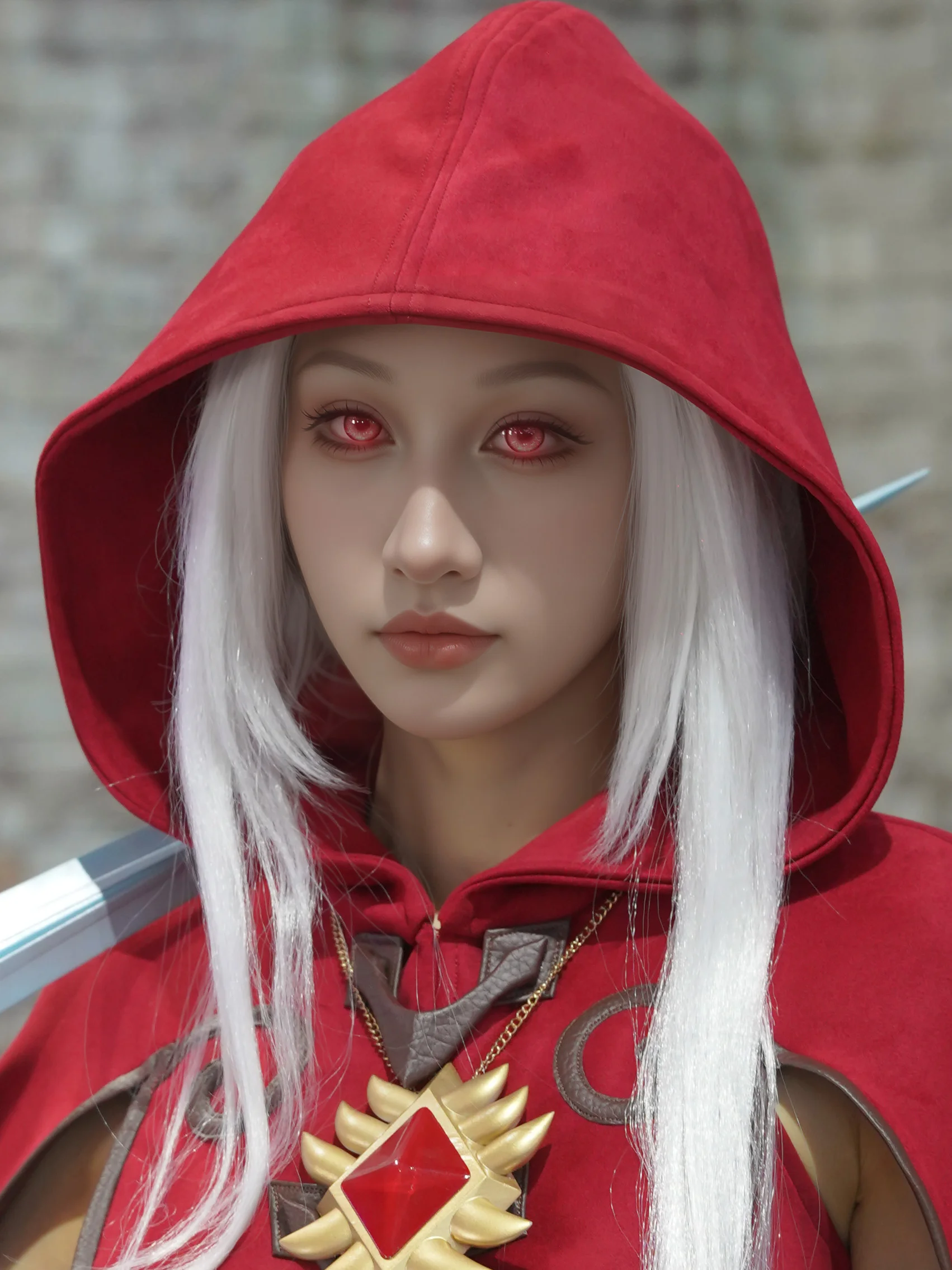 美瞳变色发光 修图后